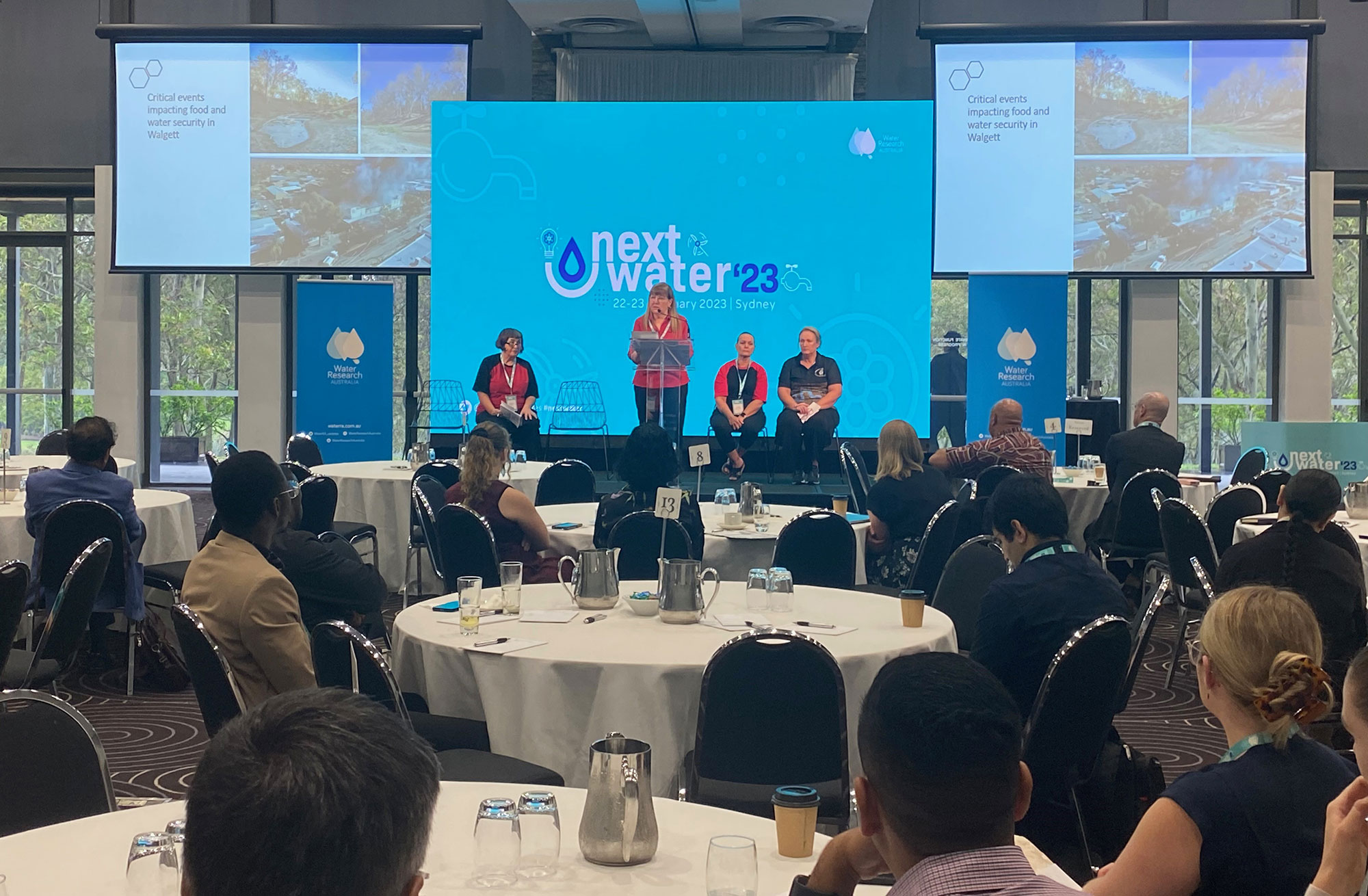 The WAMS and DEG team speak to the Next Water 23 water industry conference February 2023.